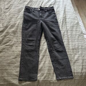 Madewell Charcoal Denim Jeans